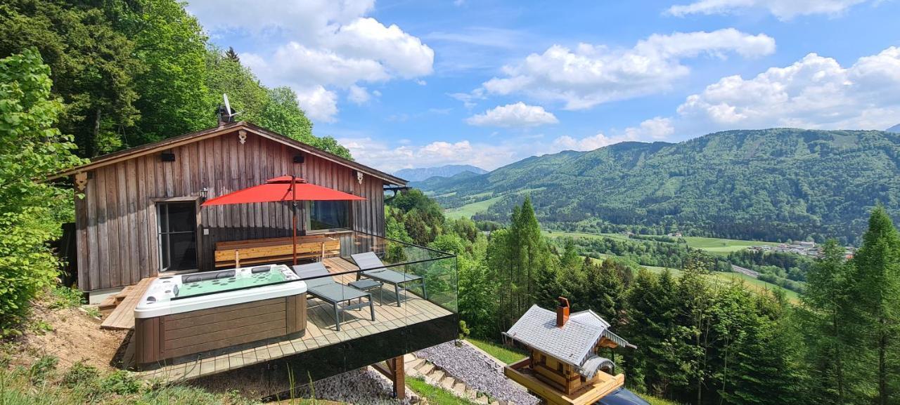Bergvilla mit Seeblick - Mondsee Innerschwand Esterno foto